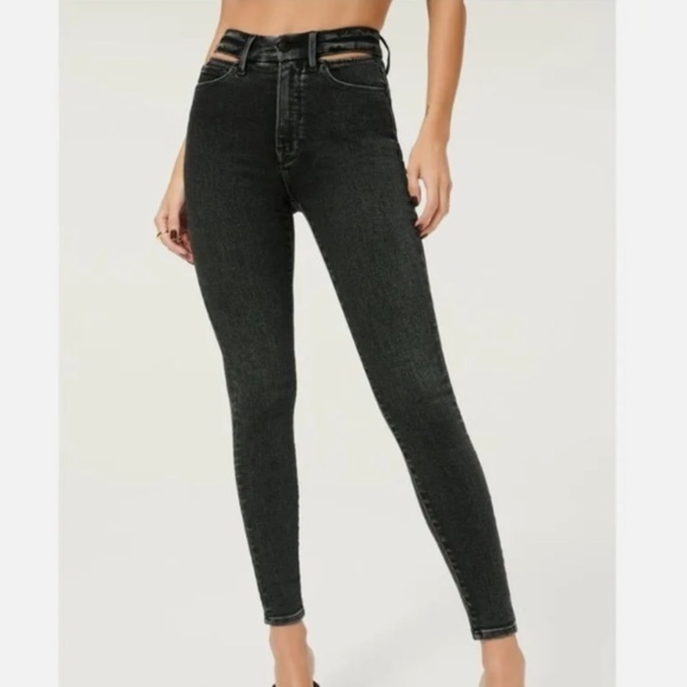 Good American Good‎ Waist Slit GLSW419T Black210 6 / 28